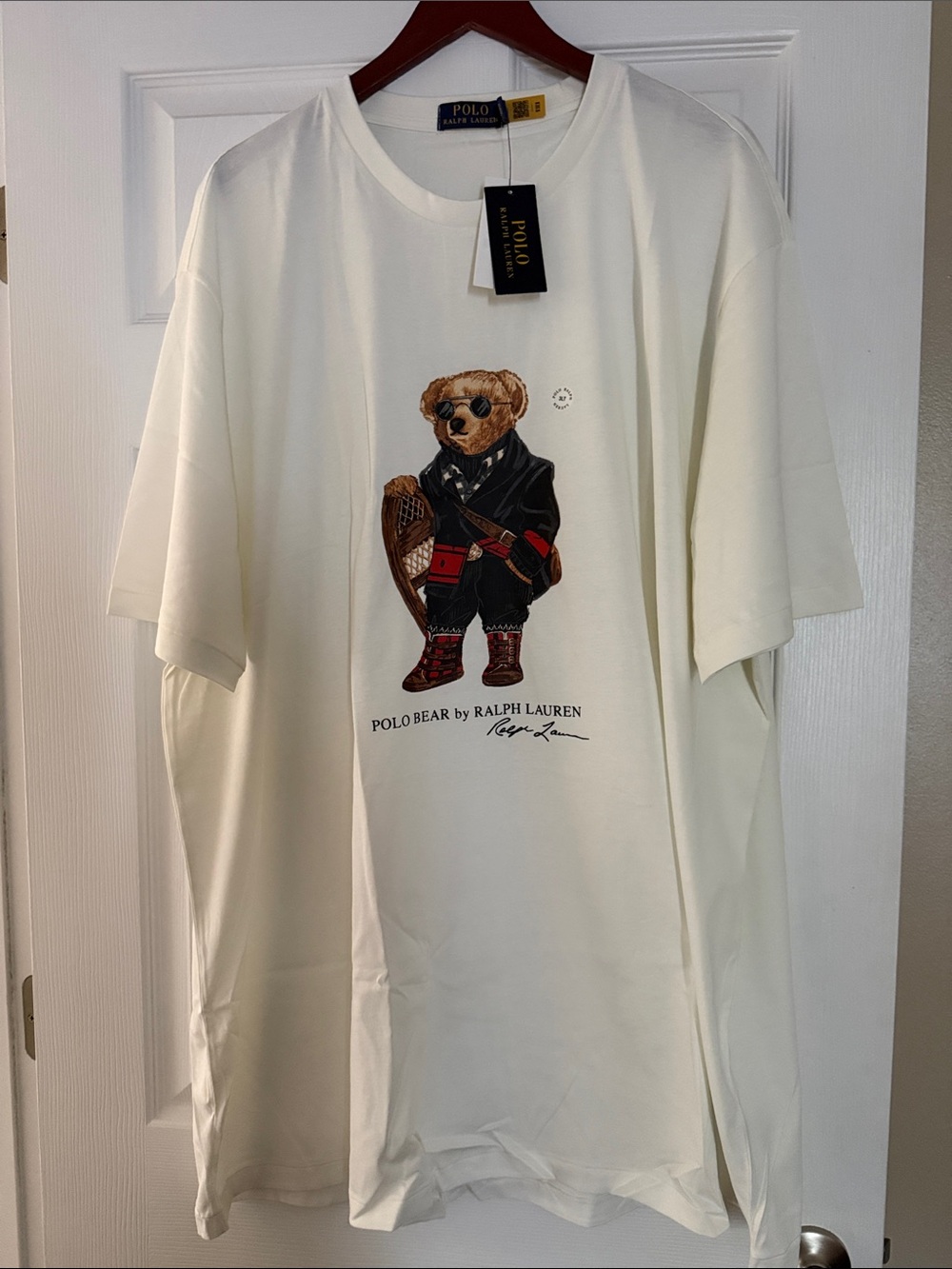 Polo by Ralph Lauren White Polo Bear Graphic Tee